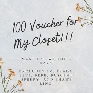 Voucher for $100